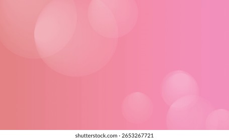 A vibrant pink-to-red gradient background with ethereal, translucent bubbles floating gently. Perfect for designs seeking a fresh, romantic, and modern aesthetic.
