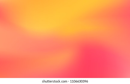 Vibrant pink-yellow gradient background. Style 80s - 90s. Colorful texture in pastel,  neon color. For your creative design cover, screensavers, banners, book, printing, gift card, fashion, phone.