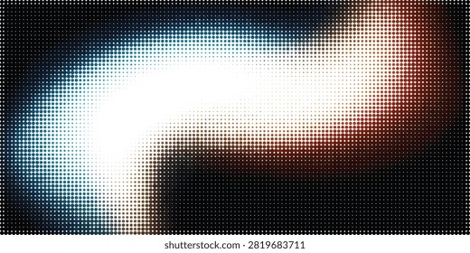 Vibrant pixelated abstract design featuring smooth gradient transitions and geometric shapes in a digital art style.