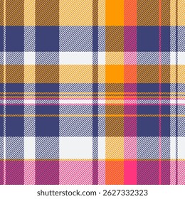 Vibrant plaid pattern in autumnal hues.  Perfect for textile design, fashion, and home décor projects.  This cheerful, seamless texture offers a bold and stylish aesthetic.
