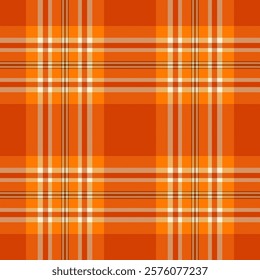 Vibrant plaid pattern with mixed colored stripes and geometric balance. Ideal for high-quality clothing prints, chic scarves, or trendy stationery backgrounds.