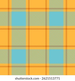Padrão de xadrez vibrante em amarelo ensolarado, verde pálido e azul-celeste.  Perfeito para designs têxteis, fundos de site, ou marca alegre.