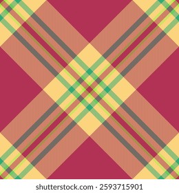 Vibrant plaid pattern in warm autumnal hues.  Perfect for textile design, website backgrounds, or fashion projects.  This seamless texture evokes feelings of warmth and comfort.