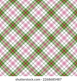 Light Green Gingham Pattern Repeat Background Poster