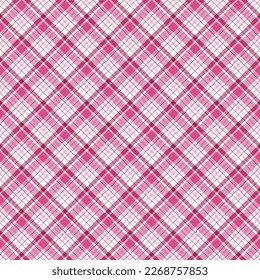Vibrant Plaid Seamless Pattern - Colorful and bright repeating pattern design