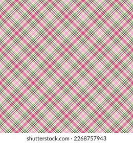 Vibrant Plaid Seamless Pattern - Colorful and bright repeating pattern design