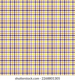 Vibrant Plaid Seamless Pattern - Colorful and bright repeating pattern design