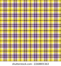 Vibrant Plaid Seamless Pattern - Colorful and bright repeating pattern design