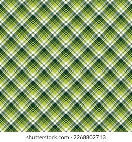 Vibrant Plaid Seamless Pattern - Colorful and bright repeating pattern design