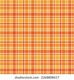 Vibrant Plaid Seamless Pattern - Colorful and bright repeating pattern design