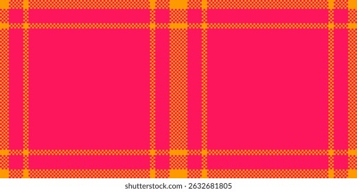 Vibrant plaid texture with bold colors. Retro pixel art style perfect for backgrounds, textiles, or creative projects. A striking, eyecatching, and versatile design.