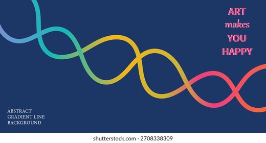 vibrante plano de fundo abstrato brincalhão de ondas de linha de gradiente formas espiral arco-íris fitas. rabiscos coloridos .infantidish linha onda rabiscos, curvy linear rabiscos