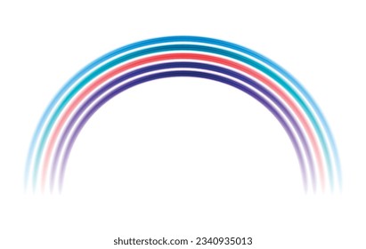 A vibrant and playful design featuring rainbow-color lines arranged in a dynamic composition, perfect for adding a pop of color to any project