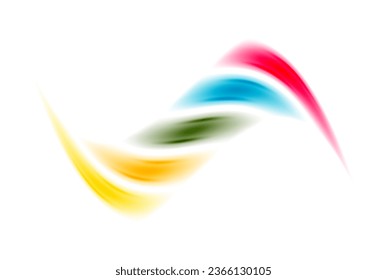 A vibrant and playful design featuring rainbow-color lines arranged in a dynamic composition, perfect for adding a pop of color to any project
