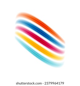 A vibrant and playful design featuring rainbow-color lines arranged in a dynamic composition, perfect for adding a pop of color to any project