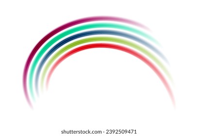 A vibrant and playful design featuring rainbow-color lines arranged in a dynamic composition, perfect for adding a pop of color to any project