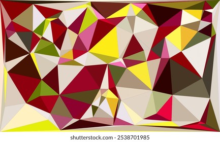 Vibrant Polygon Background Collection: Abstract Geometric Low Poly Art in Multicolor Palettes – Modern, Colorful, and Seamless Designs for Digital Art, Creative Projects, and Backgrounds