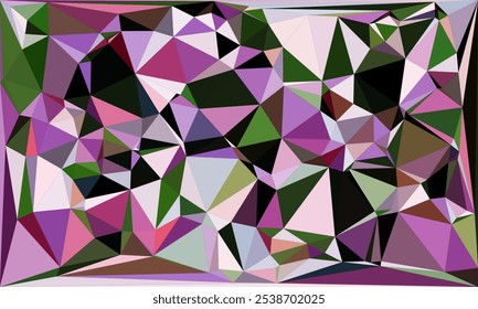 Vibrant Polygon Background Collection: Abstract Geometric Low Poly Art in Multicolor Palettes – Modern, Colorful, and Seamless Designs for Digital Art, Creative Projects, and Backgrounds