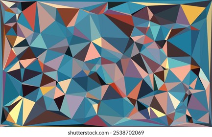 Vibrant Polygon Background Collection: Abstract Geometric Low Poly Art in Multicolor Palettes – Modern, Colorful, and Seamless Designs for Digital Art, Creative Projects, and Backgrounds