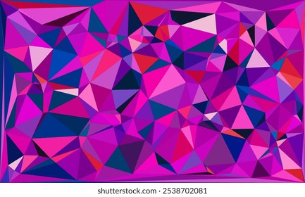 Coleção de Fundo de Polígono Vibrante: Arte de Poli Inferior Geométrica Abstrata em Paletas Multicoloridas - Design Moderno, Colorido e Sem Costura para Arte Digital, Projetos Criativos e Fundos