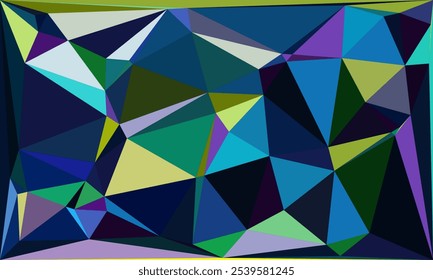 Vibrant Polygon Background Collection: Abstract Geometric Low Poly Art in Multicolor Palettes – Modern, Colorful, and Seamless Designs for Digital Art, Creative Projects, and Backgrounds