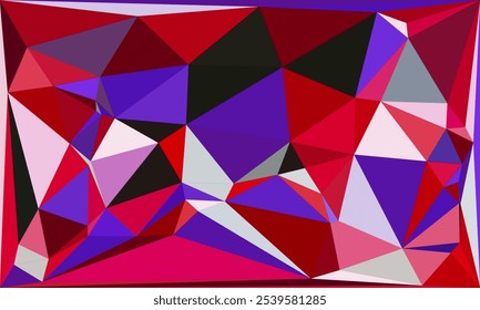 Colección vibrante del fondo del polígono: arte Abstractas geométrico bajo del poli en paletas multicolores – Diseños modernos, coloridos y sin fisuras para el arte digital, los proyectos creativos, y los fondos