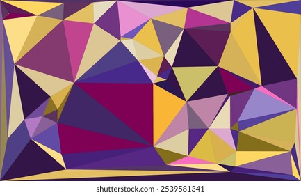 Colección vibrante del fondo del polígono: arte Abstractas geométrico bajo del poli en paletas multicolores – Diseños modernos, coloridos y sin fisuras para el arte digital, los proyectos creativos, y los fondos