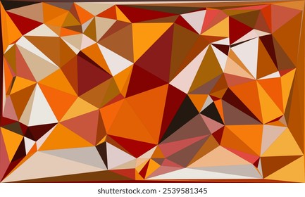 Coleção de Fundo de Polígono Vibrante: Arte de Poli Inferior Geométrica Abstrata em Paletas Multicoloridas - Design Moderno, Colorido e Sem Costura para Arte Digital, Projetos Criativos e Fundos