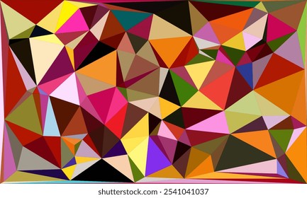 Vibrant Polygon Background Collection: Abstract Geometric Low Poly Art in Multicolor Palettes – Modern, Colorful, and Seamless Designs for Digital Art, Creative Projects, and Backgrounds