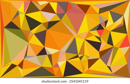 Coleção de Fundo de Polígono Vibrante: Arte de Poli Inferior Geométrica Abstrata em Paletas Multicoloridas - Design Moderno, Colorido e Sem Costura para Arte Digital, Projetos Criativos e Fundos