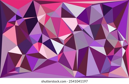 Coleção de Fundo de Polígono Vibrante: Arte de Poli Inferior Geométrica Abstrata em Paletas Multicoloridas - Design Moderno, Colorido e Sem Costura para Arte Digital, Projetos Criativos e Fundos