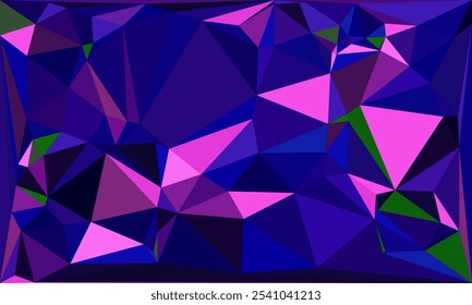 Colección vibrante del fondo del polígono: arte Abstractas geométrico bajo del poli en paletas multicolores – Diseños modernos, coloridos y sin fisuras para el arte digital, los proyectos creativos, y los fondos