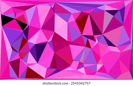 Coleção de Fundo de Polígono Vibrante: Arte de Poli Inferior Geométrica Abstrata em Paletas Multicoloridas - Design Moderno, Colorido e Sem Costura para Arte Digital, Projetos Criativos e Fundos