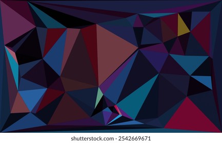 Vibrant Polygon Background Collection: Abstract Geometric Low Poly Art in Multicolor Palettes – Modern, Colorful, and Seamless Designs for Digital Art, Creative Projects, and Backgrounds