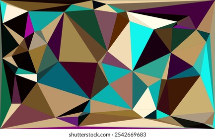 Vibrant Polygon Background Collection: Abstract Geometric Low Poly Art in Multicolor Palettes – Modern, Colorful, and Seamless Designs for Digital Art, Creative Projects, and Backgrounds