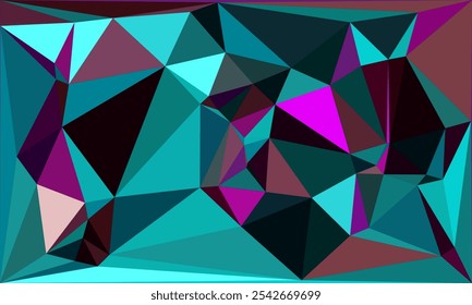 Colección vibrante del fondo del polígono: arte Abstractas geométrico bajo del poli en paletas multicolores – Diseños modernos, coloridos y sin fisuras para el arte digital, los proyectos creativos, y los fondos