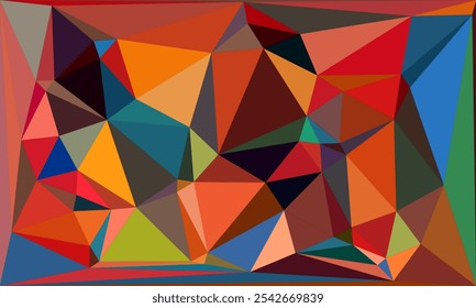 Vibrant Polygon Background Collection: Abstract Geometric Low Poly Art in Multicolor Palettes – Modern, Colorful, and Seamless Designs for Digital Art, Creative Projects, and Backgrounds