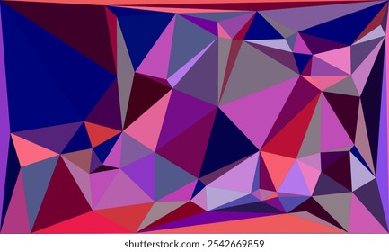 Lebendige Polygon-Hintergrundkollektion: Abstrakte geometrische Low-Poly-Kunst in mehrfarbigen Paletten - Moderne, farbenfrohe und nahtlose Designs für digitale Kunst, kreative Projekte und Hintergründe