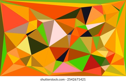 Vibrant Polygon Background Collection: Abstract Geometric Low Poly Art in Multicolor Palettes – Modern, Colorful, and Seamless Designs for Digital Art, Creative Projects, and Backgrounds