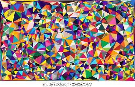 Vibrant Polygon Background Collection: Abstract Geometric Low Poly Art in Multicolor Palettes – Modern, Colorful, and Seamless Designs for Digital Art, Creative Projects, and Backgrounds