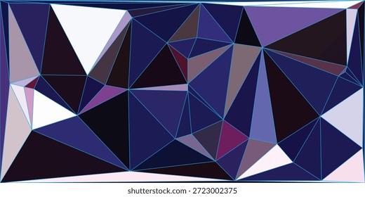 Colección vibrante del fondo del polígono: arte Abstractas geométrico bajo polivinílico en paletas multicolores - Diseños modernos, coloridos y sin fisuras para el arte y los fondos digitales