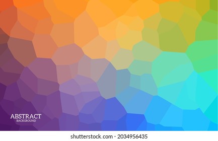 fondo vectorial. patrón poligonal con una composición de varios colores mixtos. ilustración geométrica creativa al estilo origami. triángulo de mosaico.nuevo estilo para su negocio