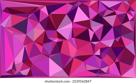 Fondo poligonal vibrante con una impresionante mezcla de Formas geométricas multicolores, perfecto para proyectos de diseño moderno, presentaciones y obras de arte digitales