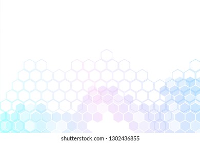Vibrant polygonal background template.