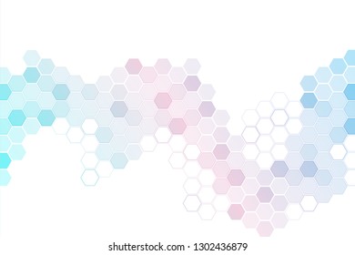 Vibrant polygonal background template.