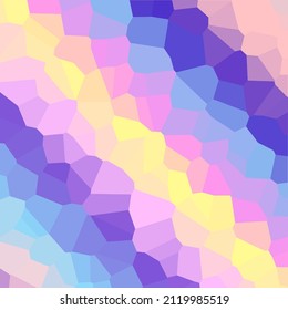 Vibrant polygonal multicolor mosaic background.