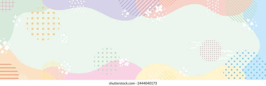 A vibrant pop of pastel geometric patterns.