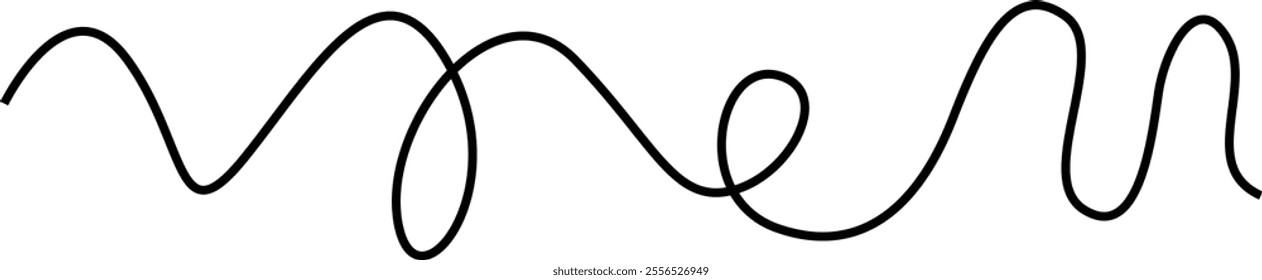 Vibrant psychedelic wiggle design featuring wavy line patterns and curvy abstract squiggles