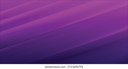 Lebendiger violetter abstrakter Hintergrund mit diagonalen Streifen und Rasterpunkten Textur eps10