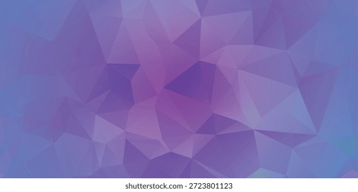 Fondo Abstractas Púrpura Vibrante Del Polígono Con El Gradiente Azul Para El Diseño Moderno Y Proyectos De La Tecnología